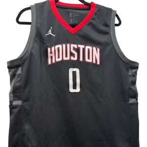 Nike Russell Westbrook Houston Rockets Black Jersey Youth Size XL (18/20)